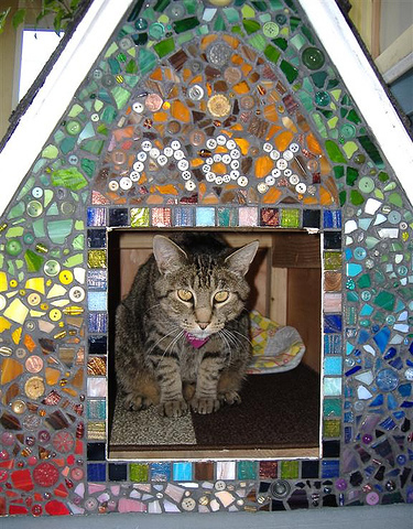 Stained Glass Cat - Max