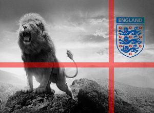 The three lions - engan football team.